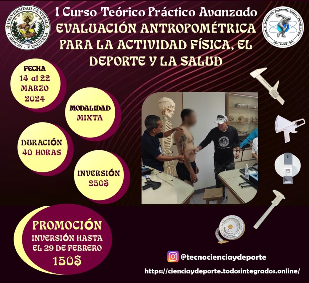 Curso avanzado de antropometria